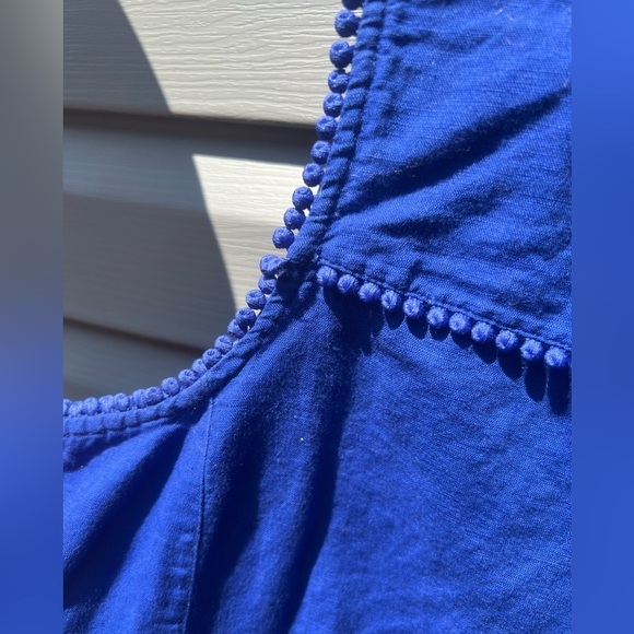 J.Crew Blue  Women's Top size 12 - Picture 6 of 7